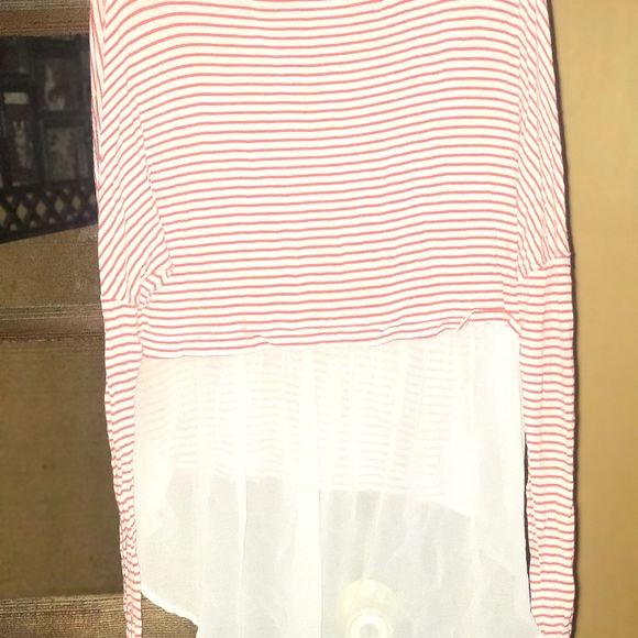 Xhilaration Striped XL Tunic - Red/White - Picture 2 of 3